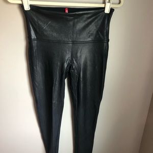 Spanx faux leather leggings